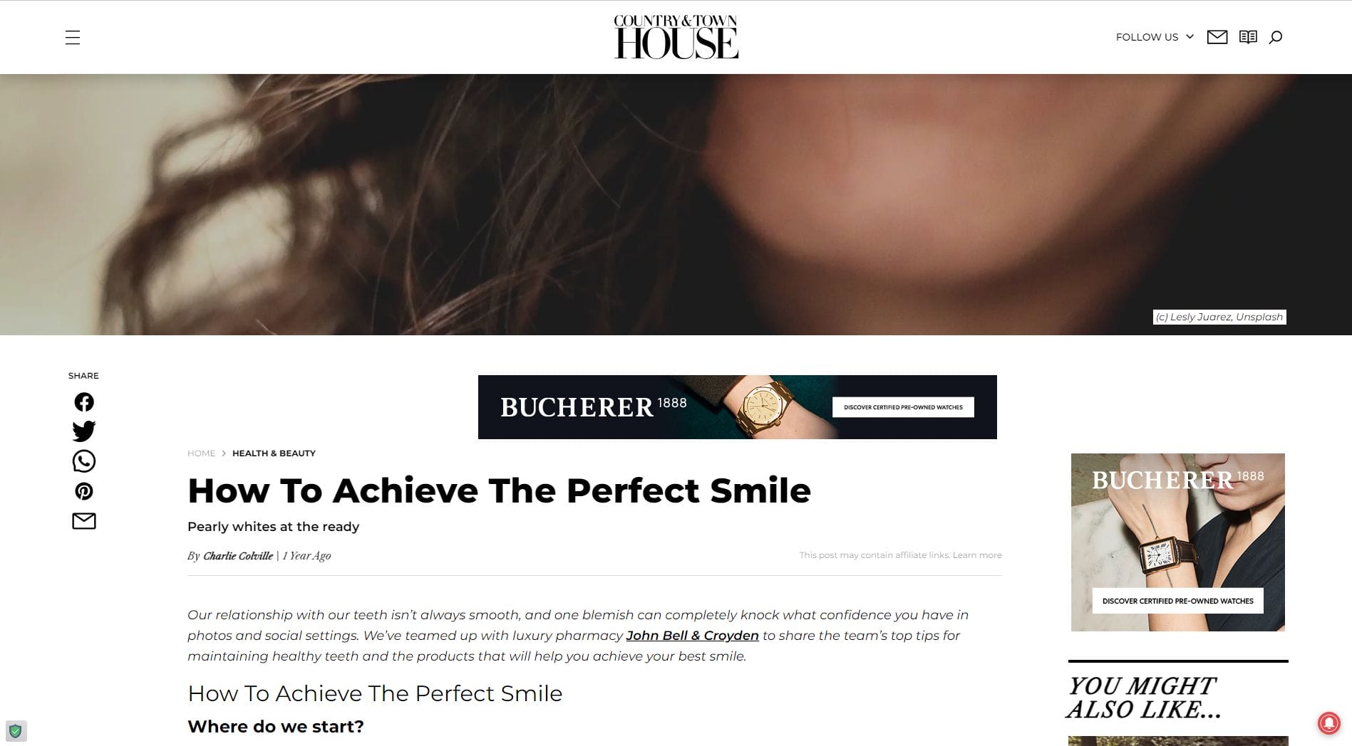 how to achieve the perfect smile